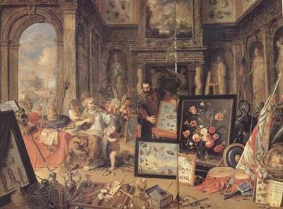 Jan Van Kessel Europe (centre panel) (mk14) oil painting picture